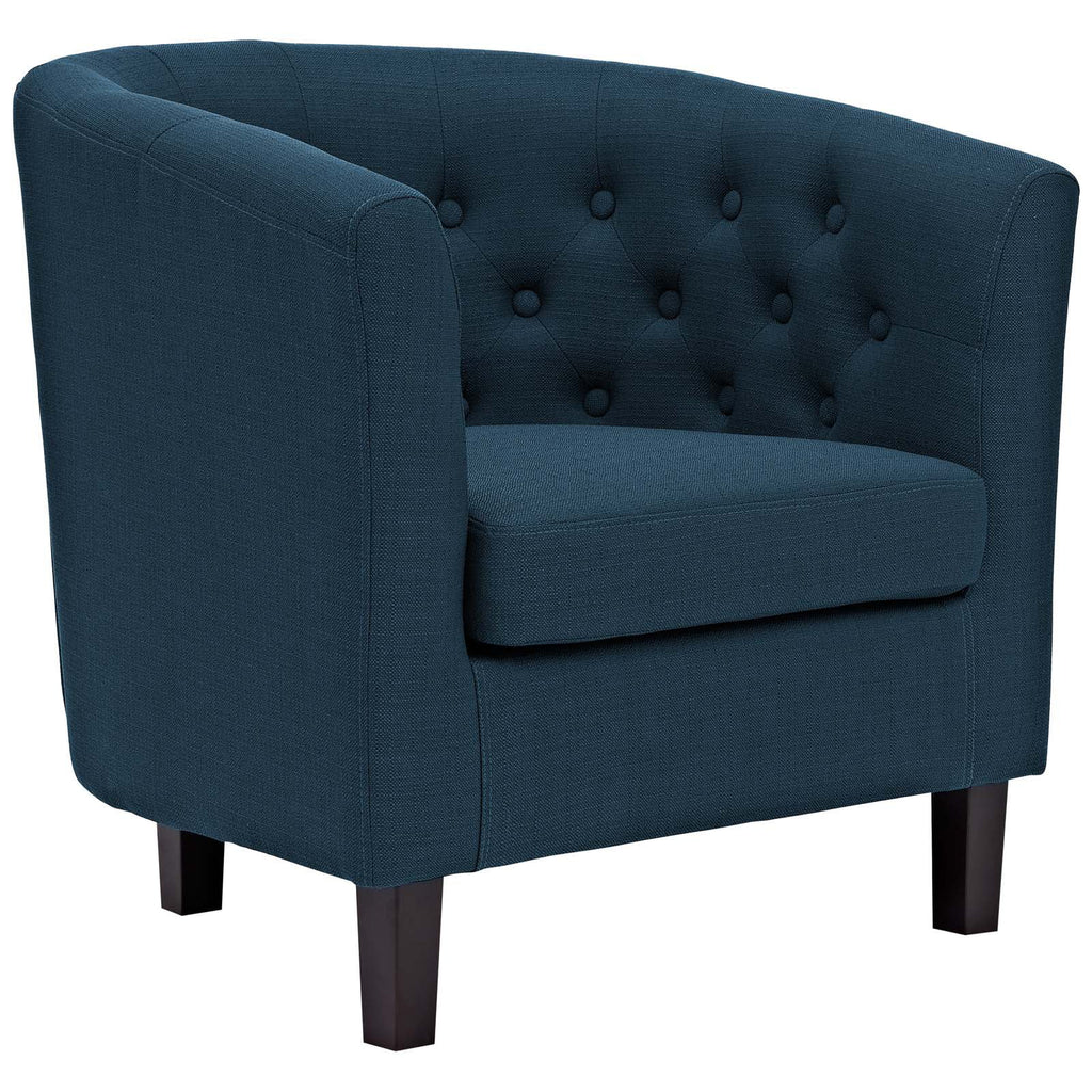 Upholstered Fabric Armchair in Azure I751798