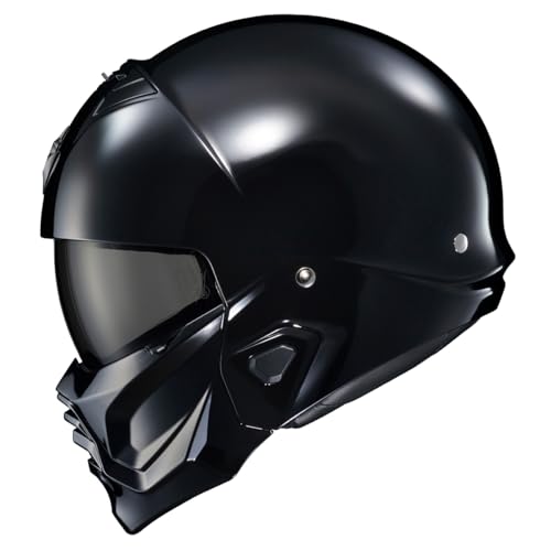 Matte Black 3/4 Motorcycle Helmet L46858