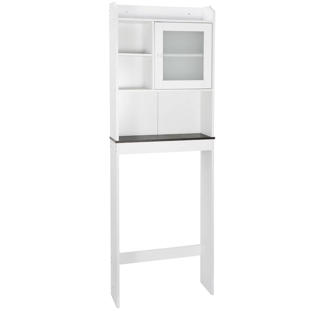 White Over-The-Toilet Bathroom Storage Cabinet G42364