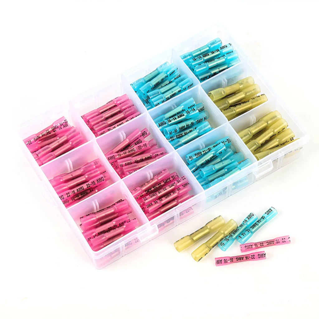 200PCS Insulated Waterproof Heat Shrink Butt Connectors Kit M764448
