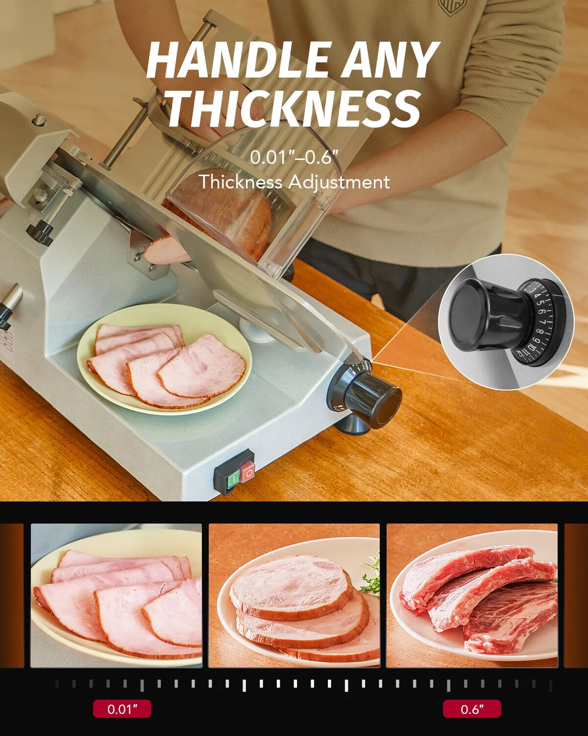 12" Deli Food Meat Slicer H66568
