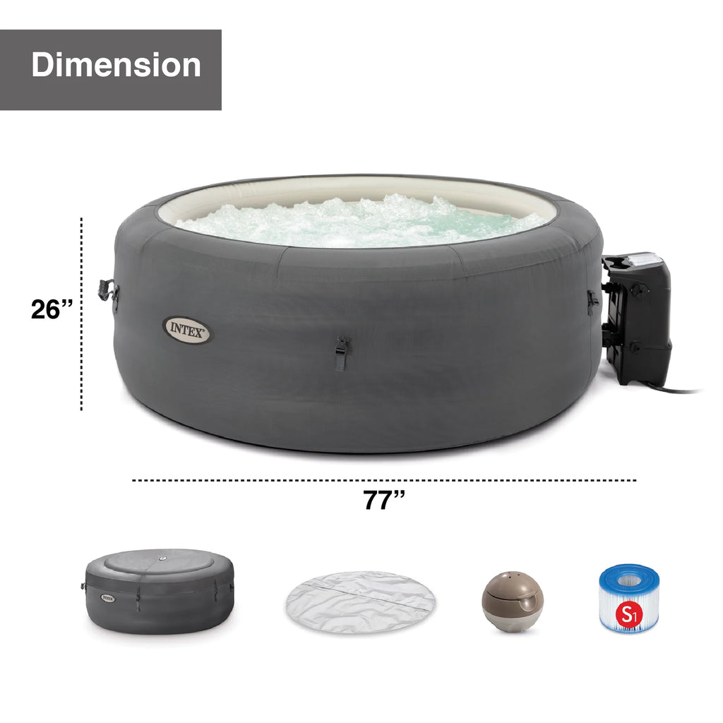 Inflatable Hot Tub with Filter Pump & Cover S115894