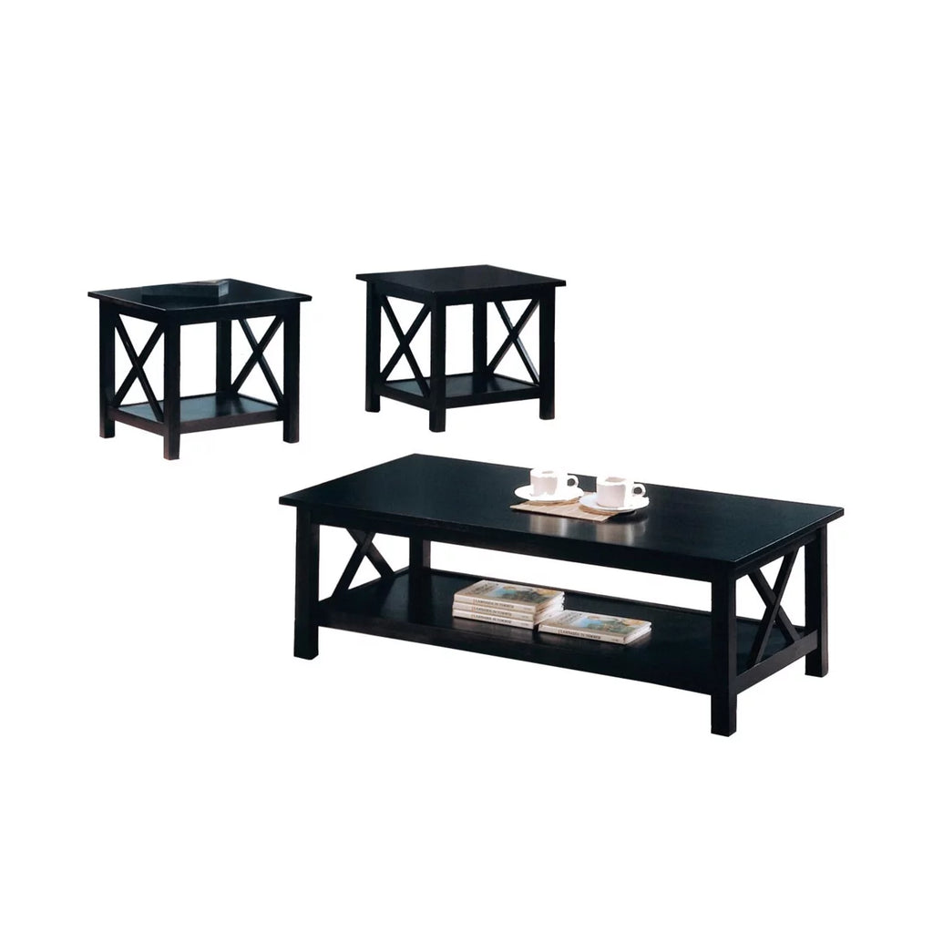 3-piece Occasional Table Set Deep Merlot W313504