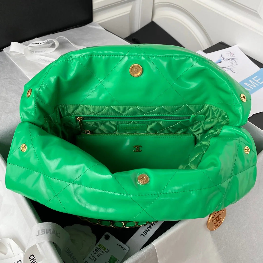 Shiny Green Handbag F22921
