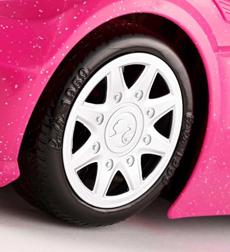 Pink 2-Seater Toy Convertible Car with Fashion Doll U6513