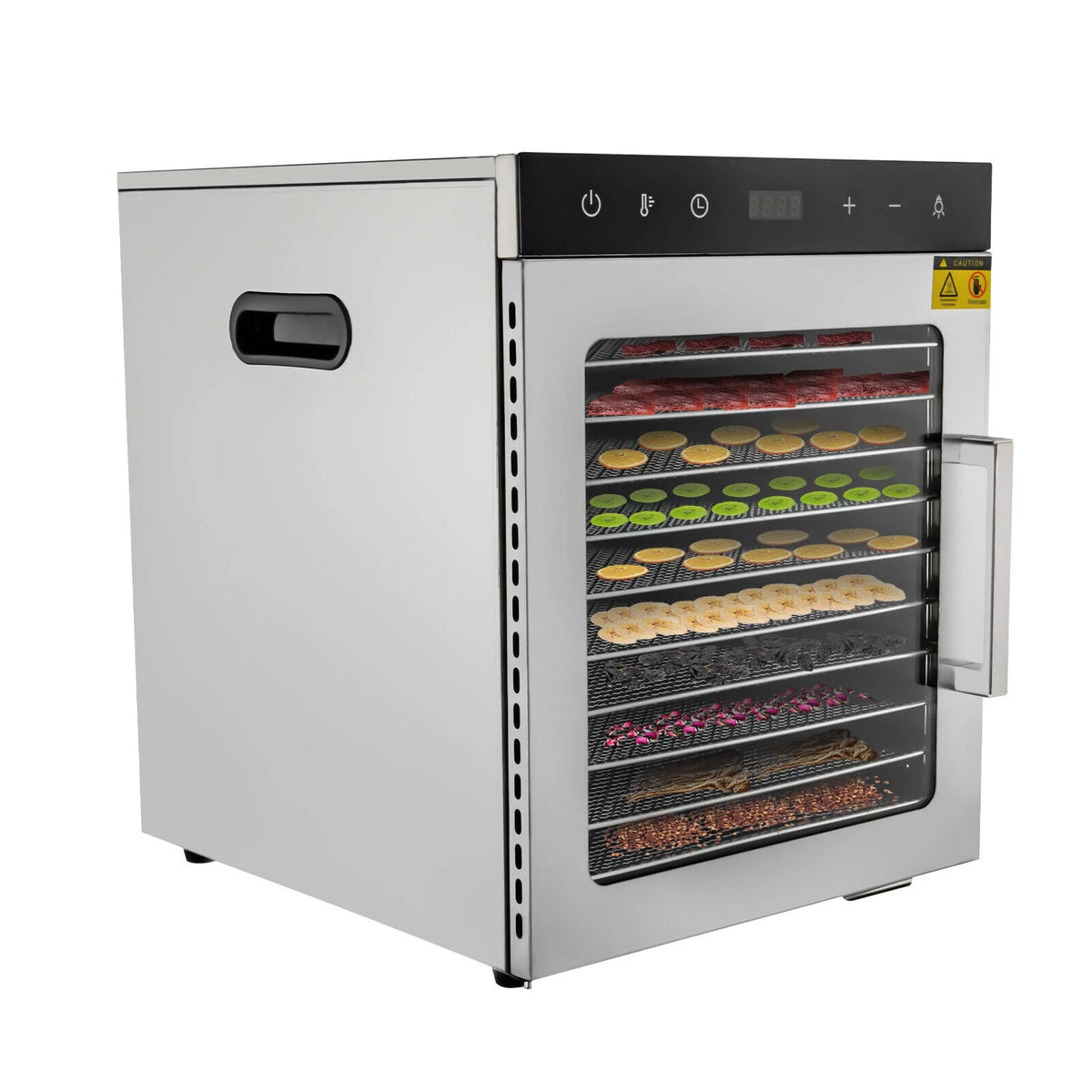 10 Trays Stainless Steel Food Dehydrator with Timer C1445