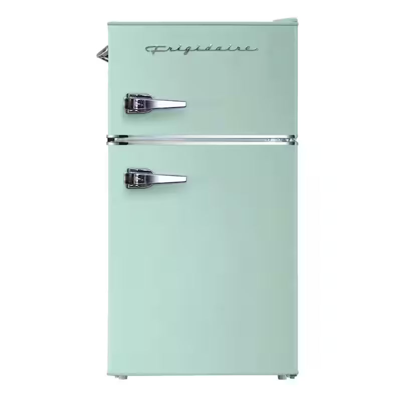 Mint 2 Door Retro Mini Fridge P4428