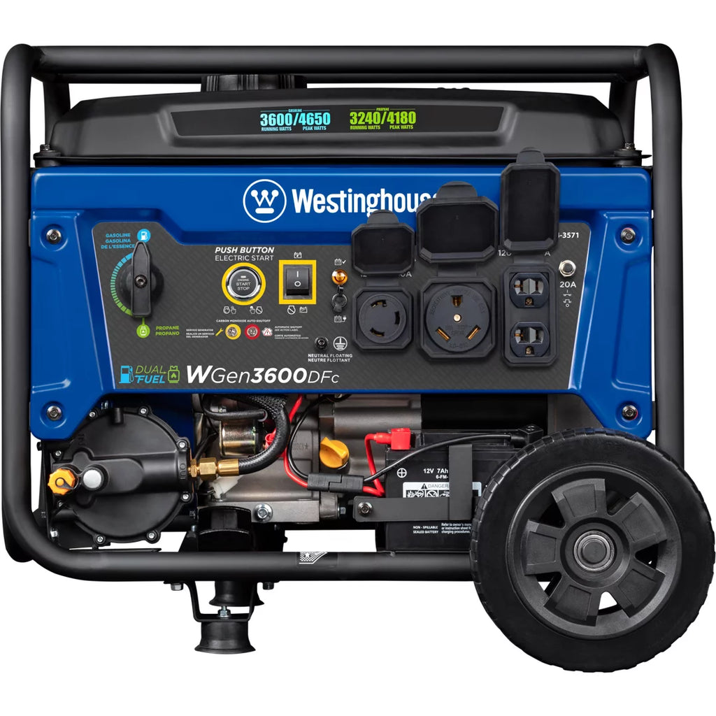 4650 Peak Watt Dual Fuel Portable Generator H943875