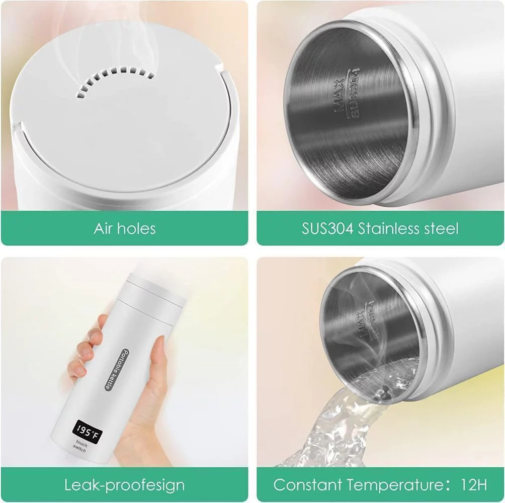 Portable Stainless Electric Kettle 380ml E323