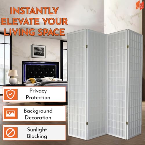 3 Panels 6ft Tall Portable Foldable Room Divider H890466