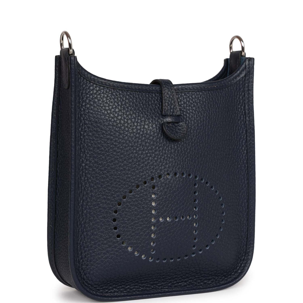 Bleu Nuit Clemence Leather Bag M3089