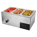 6.9Qt 3-Pan Stainless Steel Food Warmer T453856