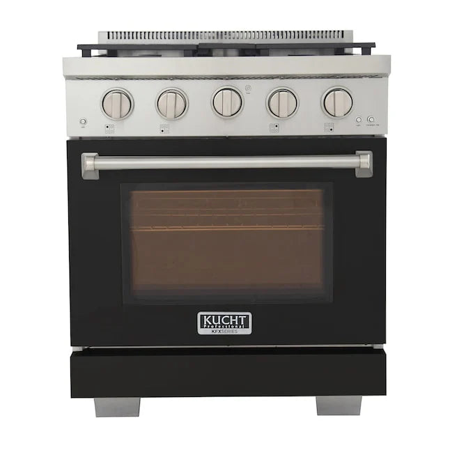30 4.2 cu. ft. Propane Gas Range in Black F264872