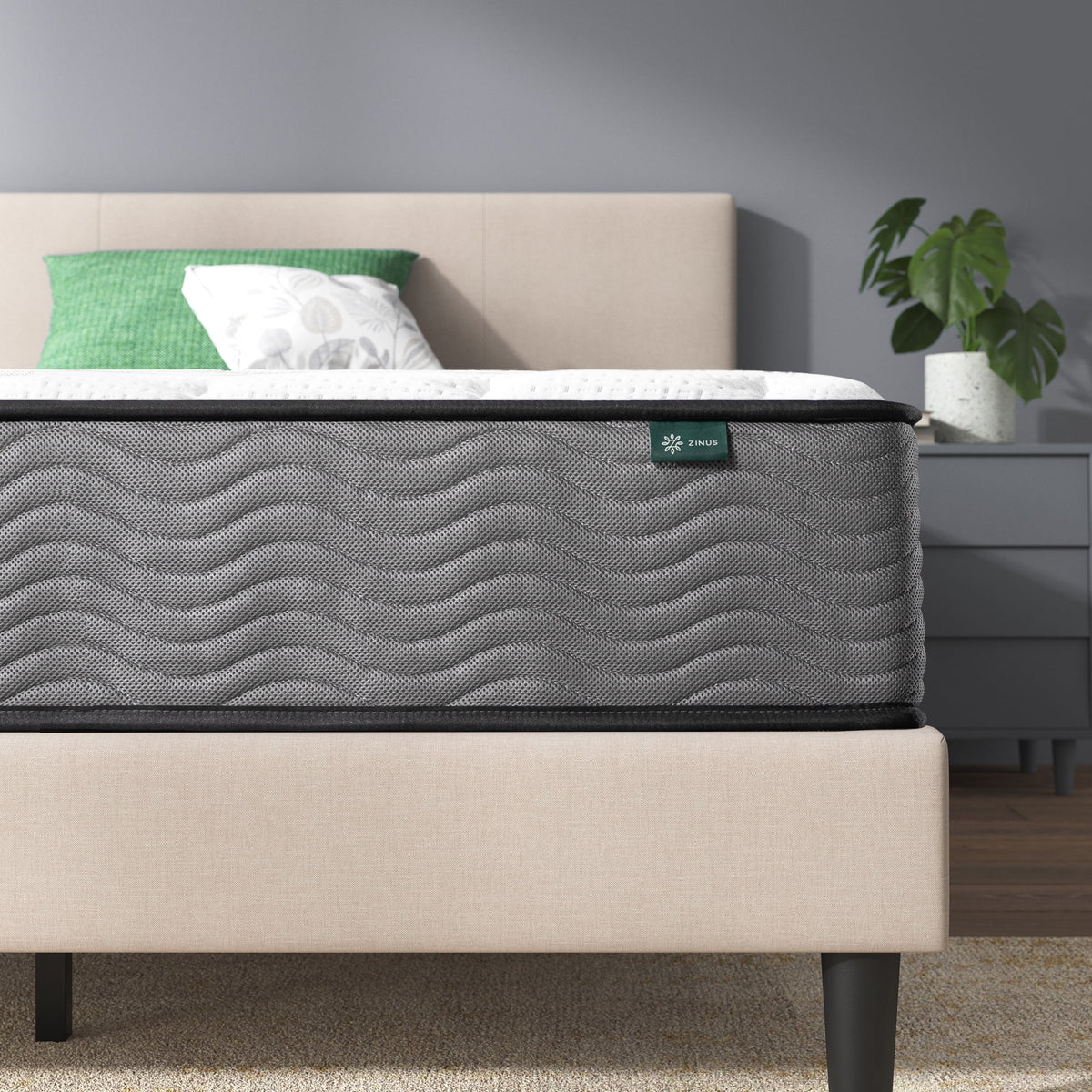 Queen Comfort Foam and Pocket Spring Hybrid Mattress A54561