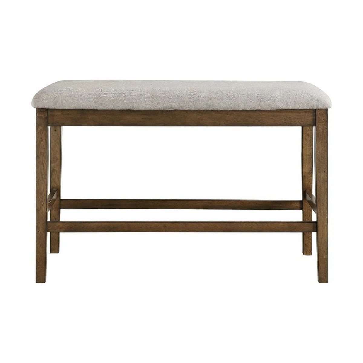 Oak Counter Height Wood Bench H287