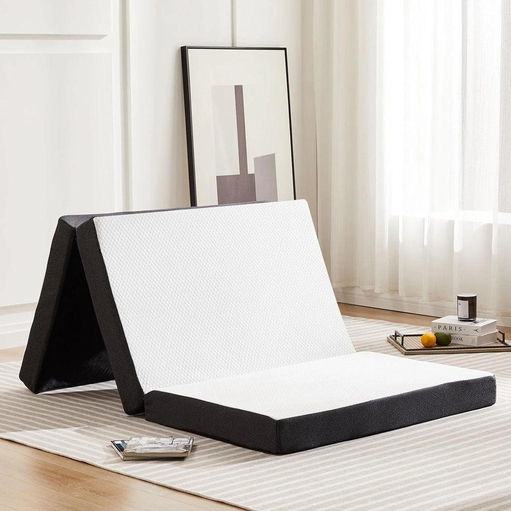 Queen Size 4 inch Tri-fold Memory Foam Mattress V871