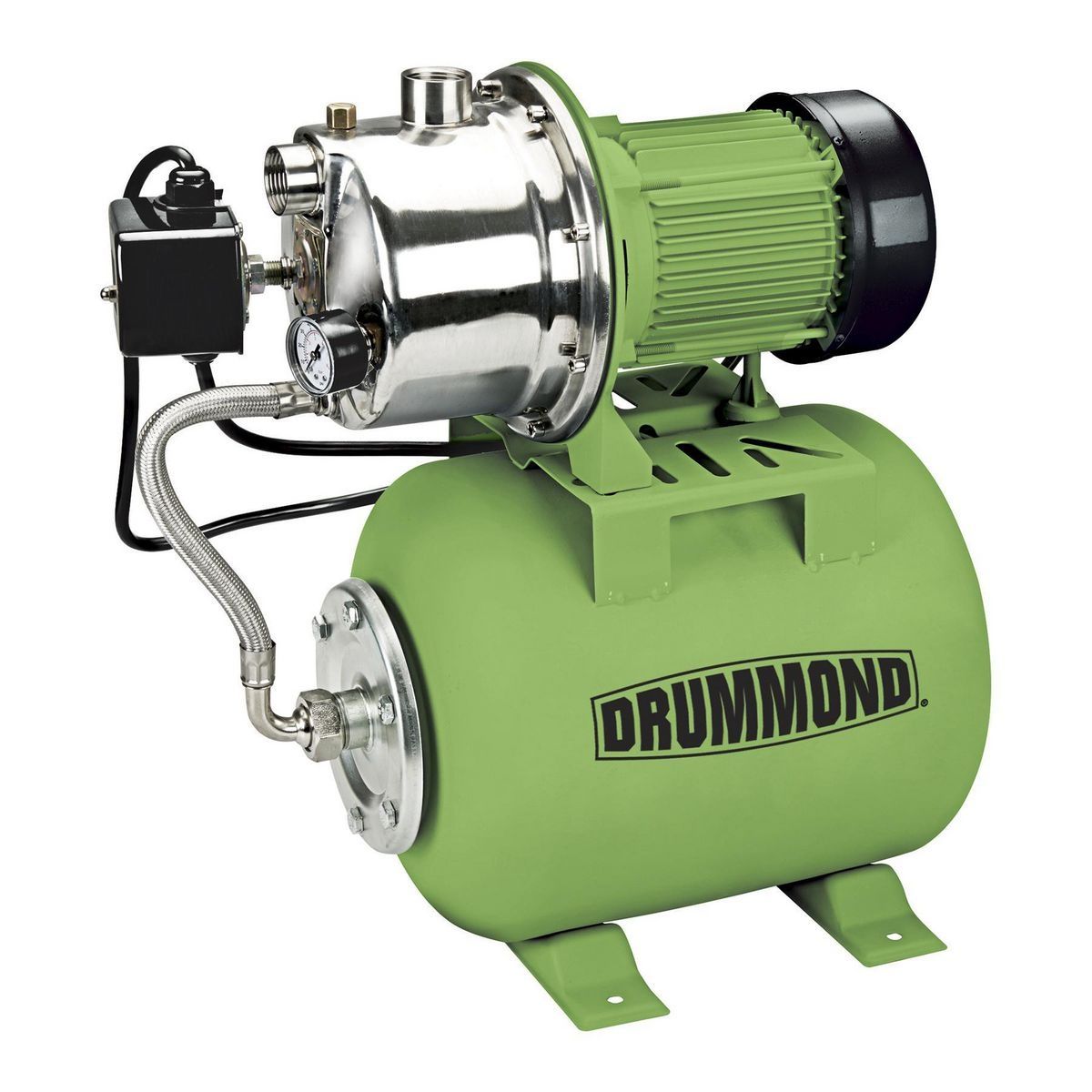 1 HP Stainless Steel Shallow Well Pump and Tank X290