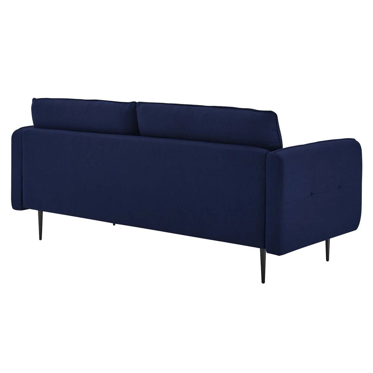 Royal Blue Tufted Fabric Sofa J907909