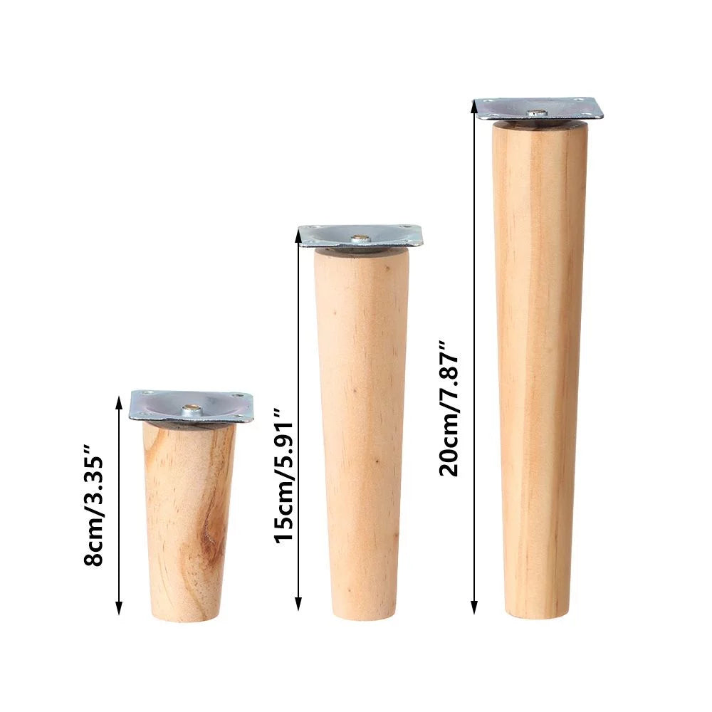 Tapered Wooden Furniture Legs 20CM M9072