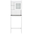 White Over-The-Toilet Bathroom Storage Cabinet G42364