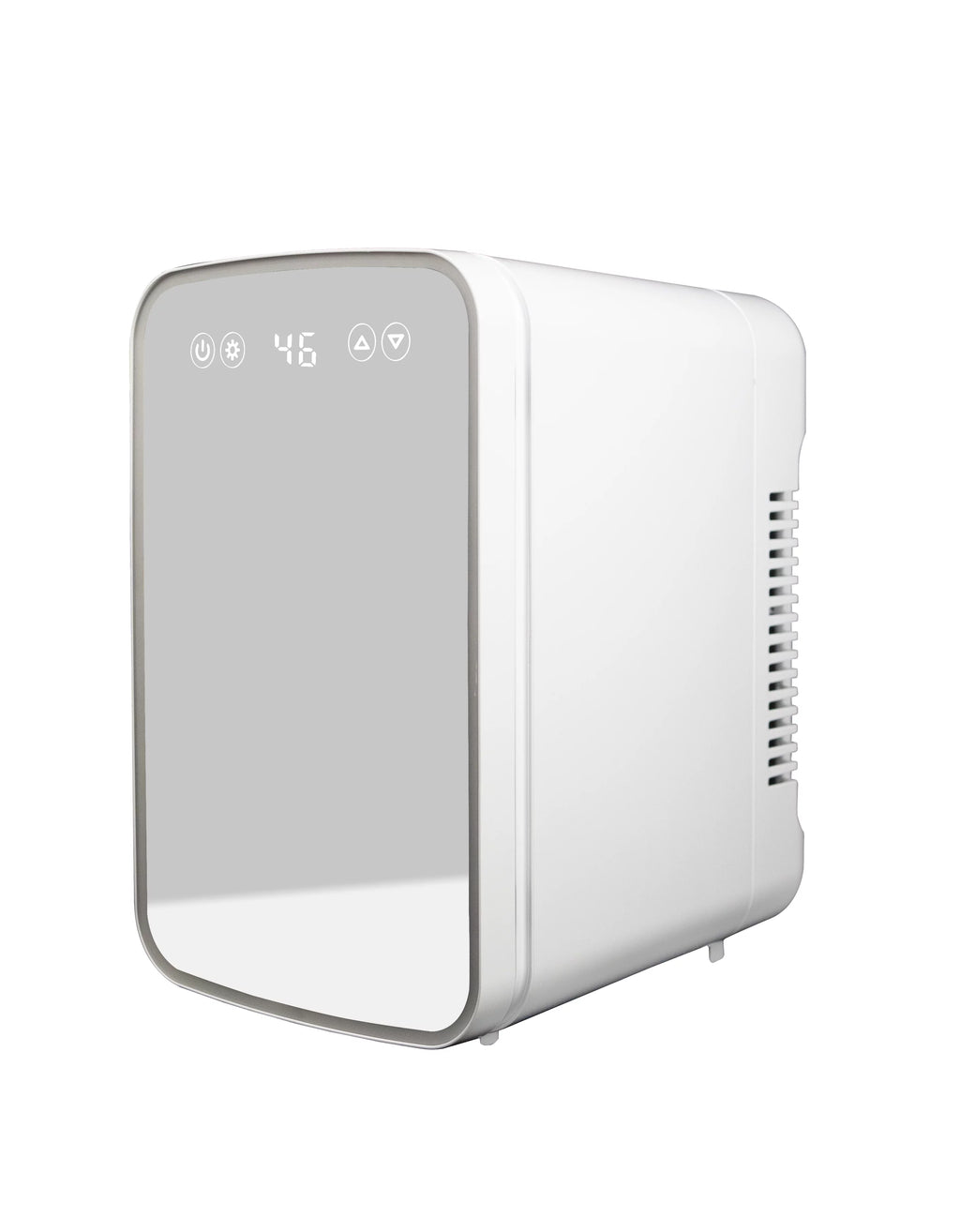 7.4L Mini Fridge with Mirror & Light in White V318