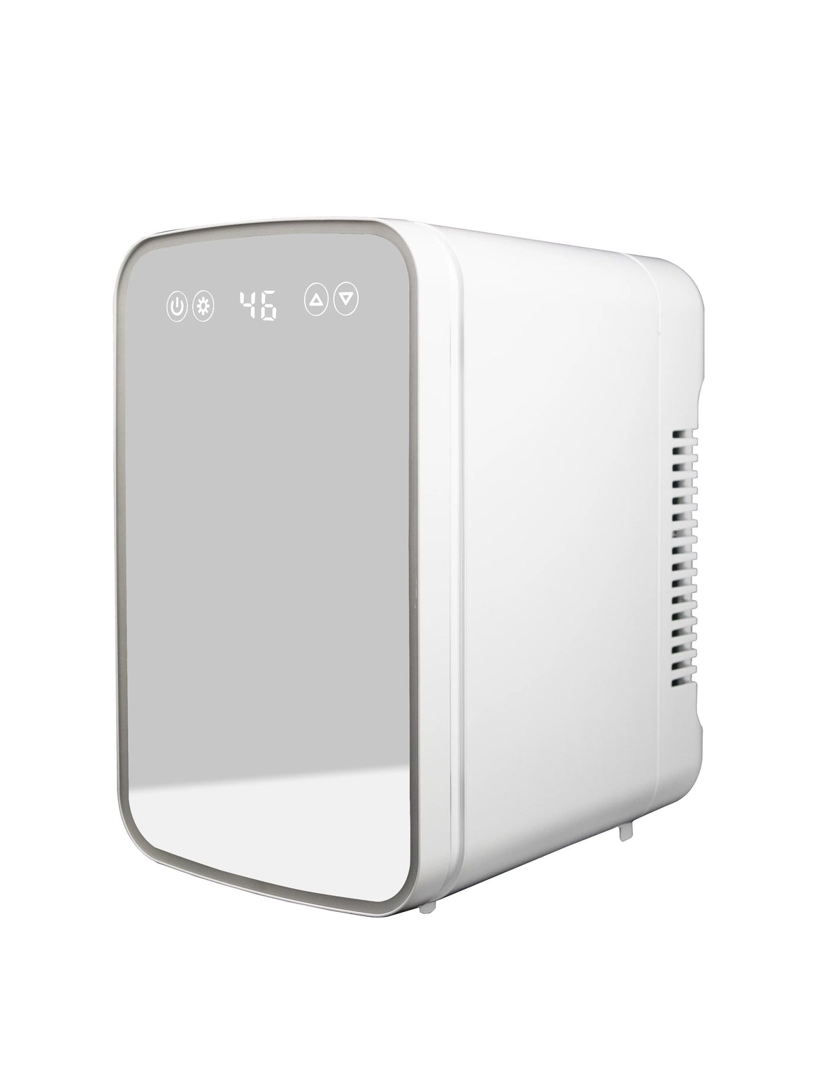 7.4L Mini Fridge with Mirror & Light in White V318