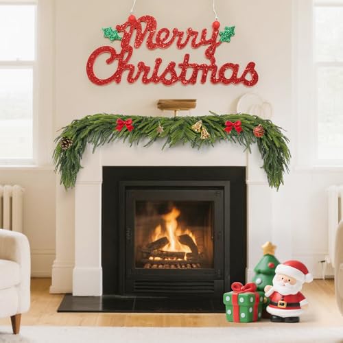 6FT Artificial Norfolk Pine Greenery Christmas Garland I58765