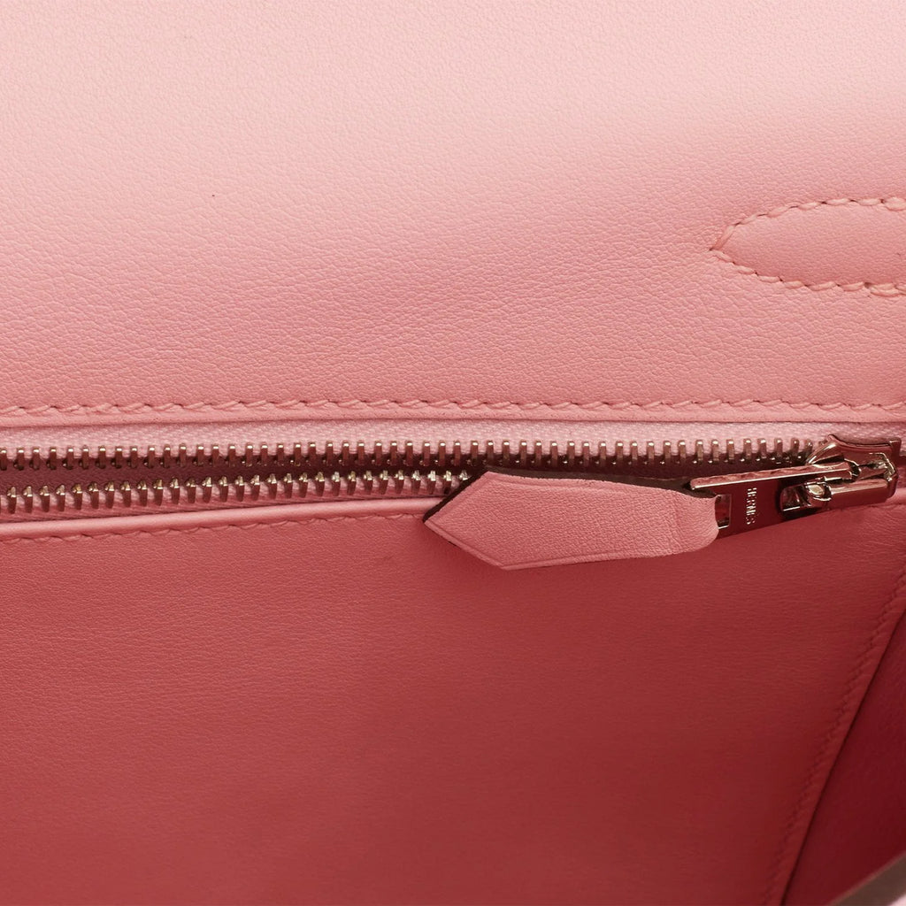 Rose Sakura Swift Palladium Hardware Handbag M234001