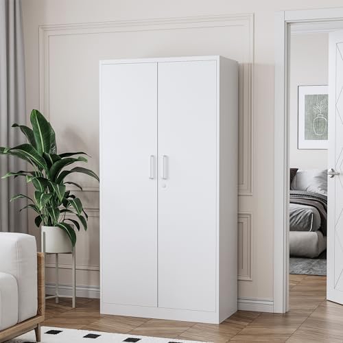 Locking Metal Storage Cabinet with 5 Adjustable Shelves G3607