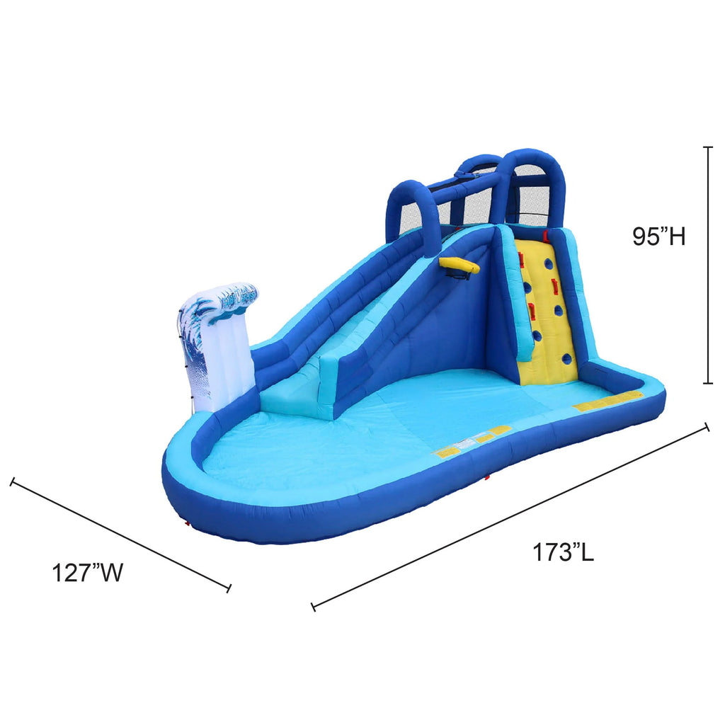 Inflatable Outdoor Backyard Water Slide Splash Toy D528351