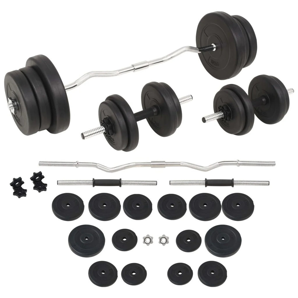 Barbell and Dumbbell Set 132.3 lb F9354