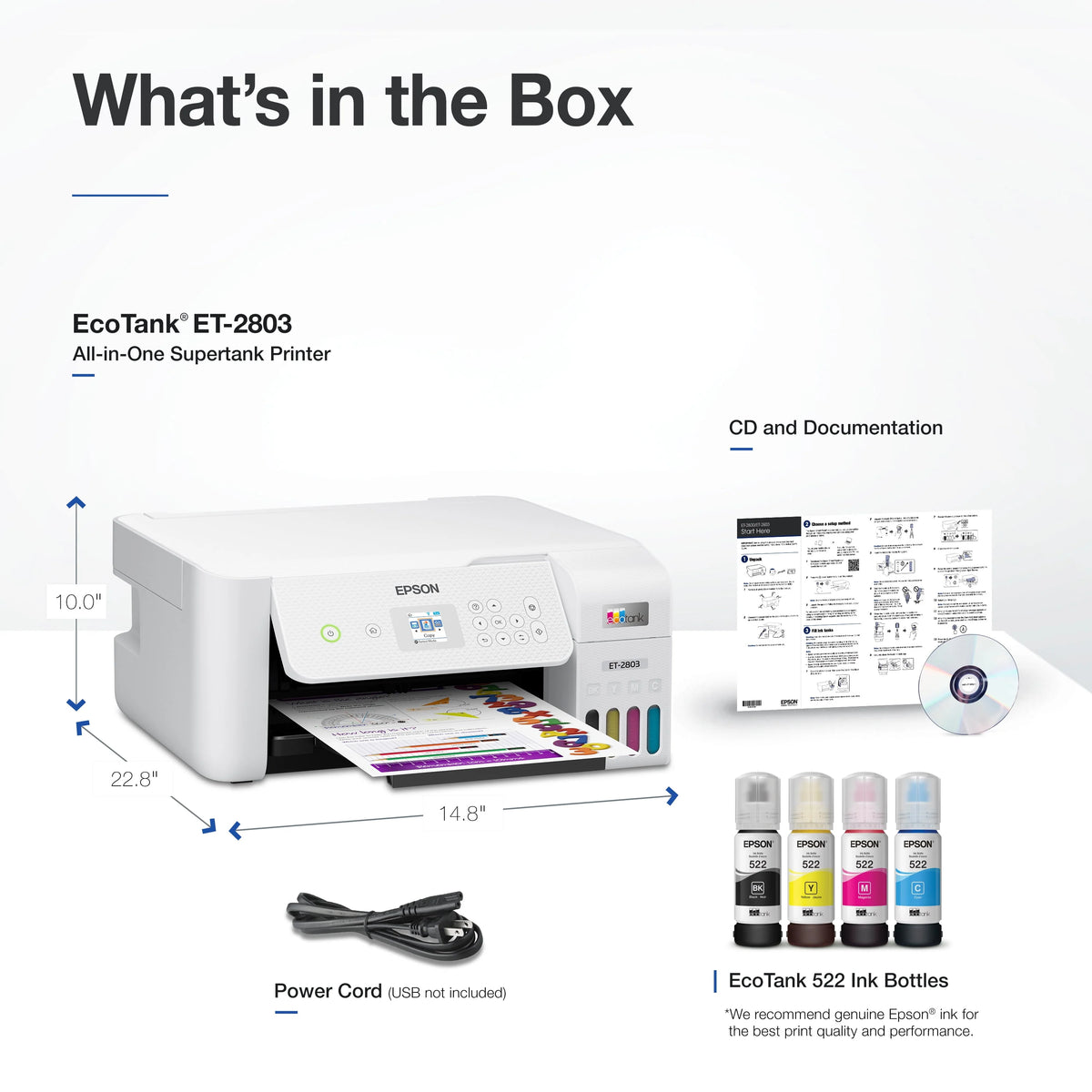 Wireless All-in-One Cartridge-Free Printer I77653