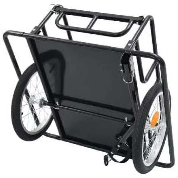 Bike Cargo Trailer Steel Black D969848
