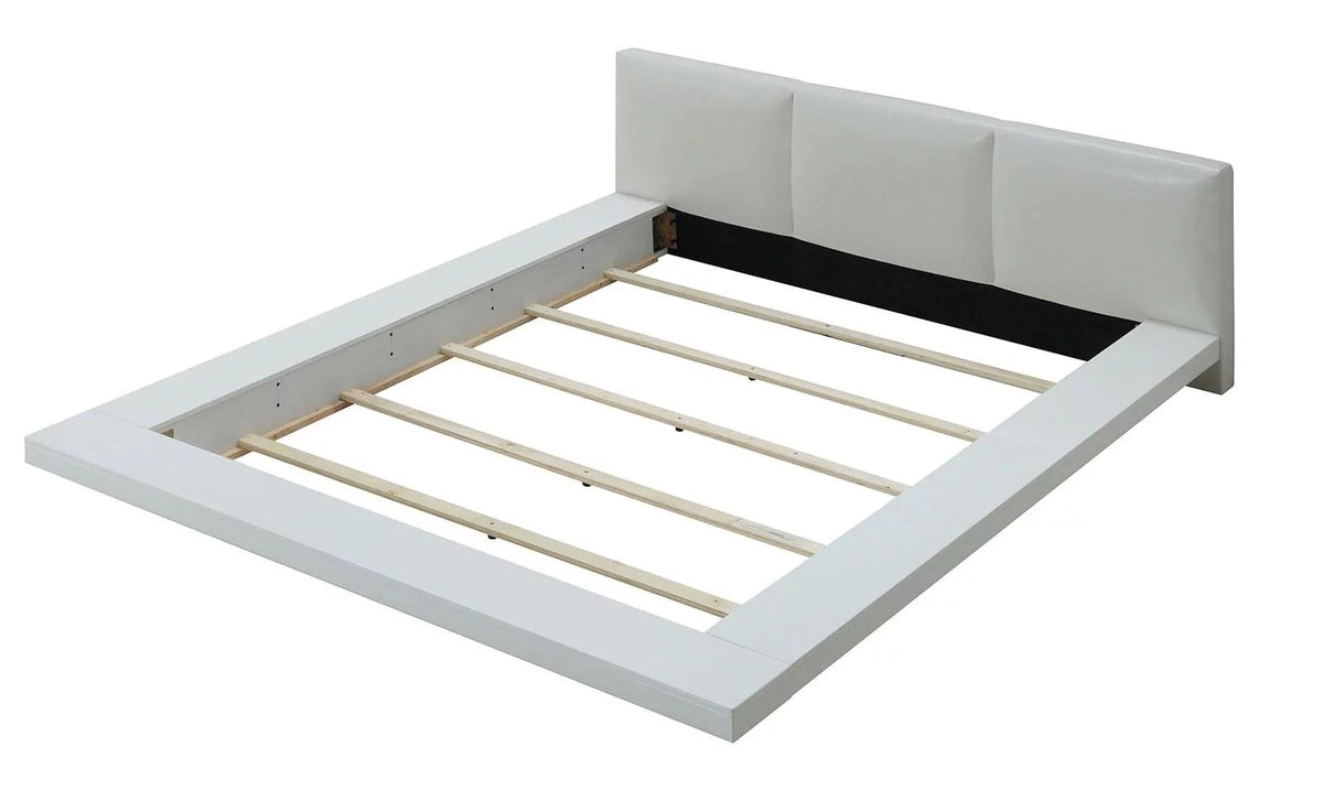 White Solid Wood King Bedroom Set 5pcs X78485