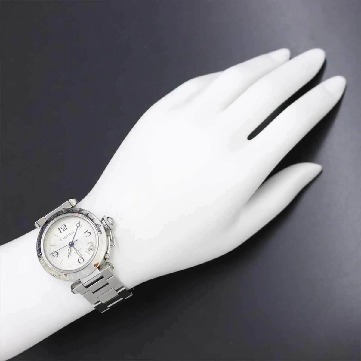 Pre-Owned Silver Dial Automatic GMT Watch S172