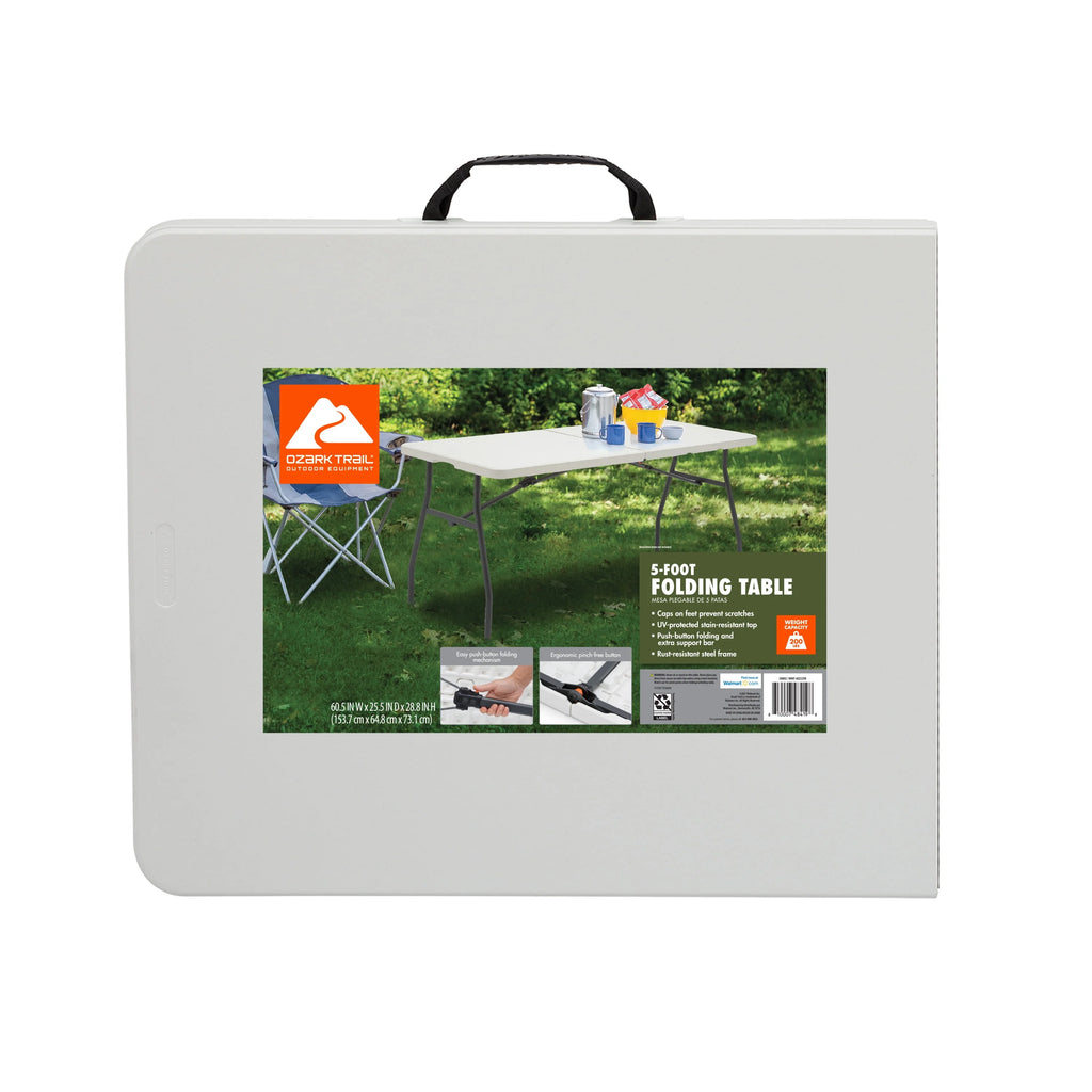 White 5ft Folding Table H3502