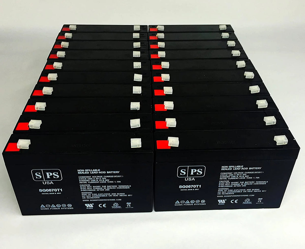 6V 7 Ah Replacement Battery 24 Pack G592801