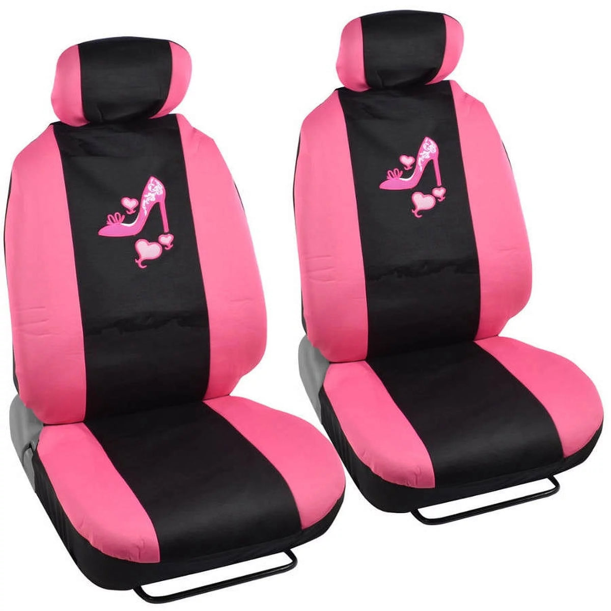 Pink 9pc Car Seat Covers E755941