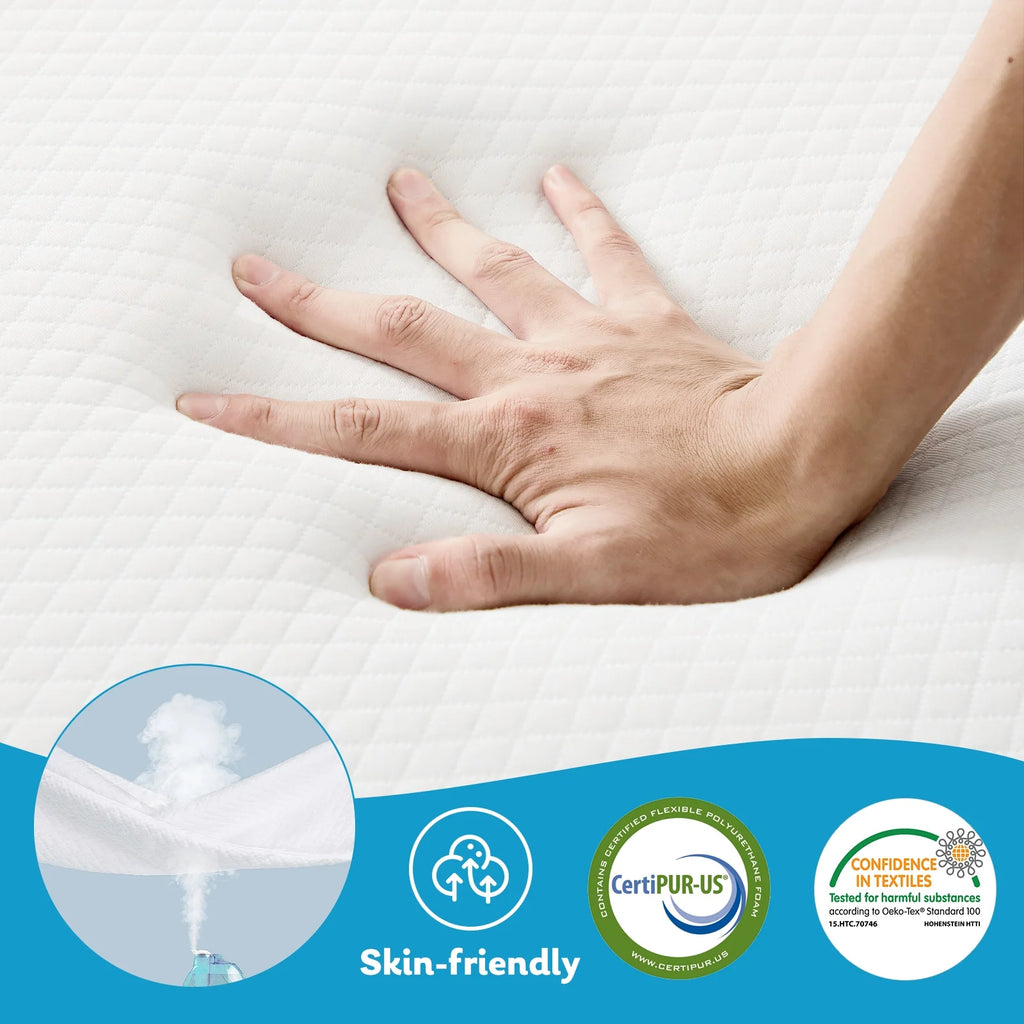 Queen Size 4 inch Tri-fold Memory Foam Mattress X324333
