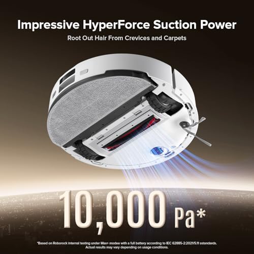 Robot Vacuum and Mop Cleaner, 5500Pa Suction, Lidar Navigation D187