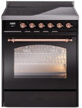 Black Induction Range with Electric Oven L2741