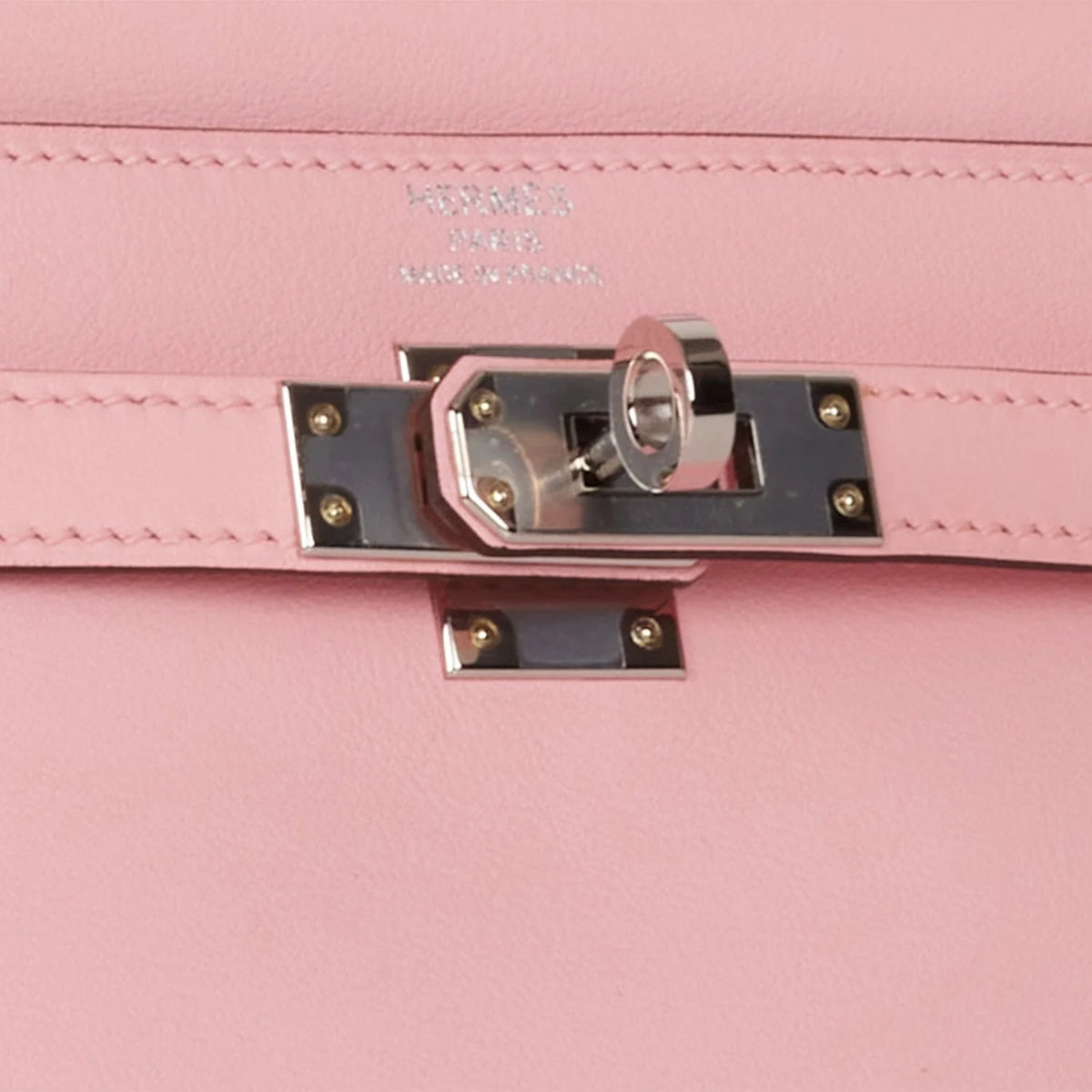 Rose Sakura Swift Palladium Hardware Handbag M234001