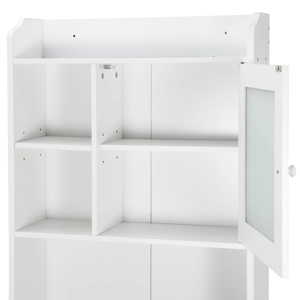 White Over-The-Toilet Bathroom Storage Cabinet G42364