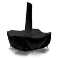 Dining Set Cover with Umbrella Hole Black K443230