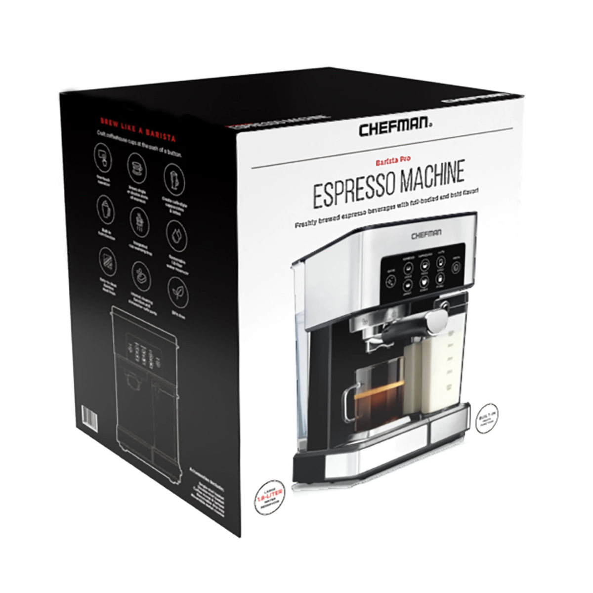 6-in-1 Espresso Machine with Milk Frother C579