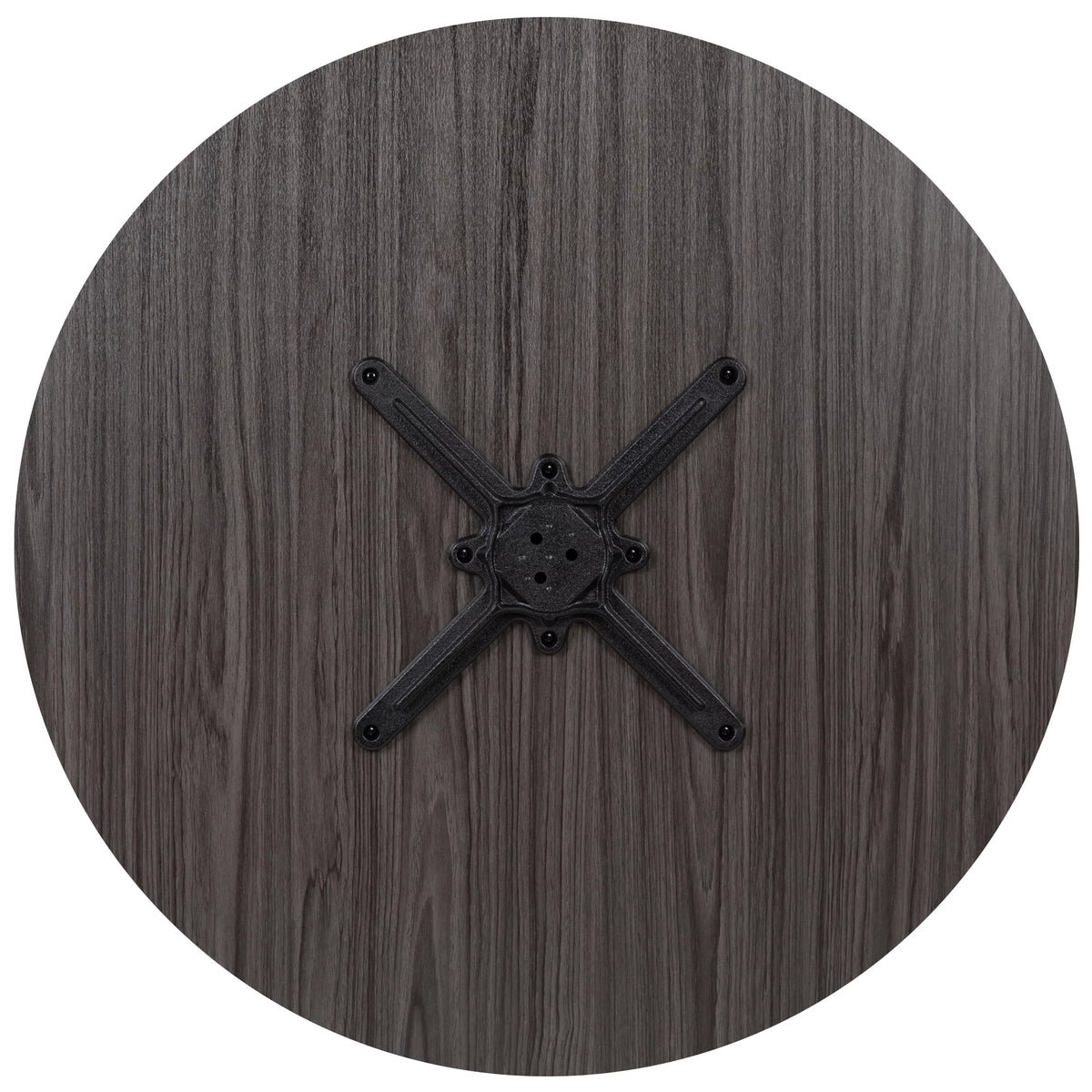 36" Round Rustic Gray Conference Table B14989
