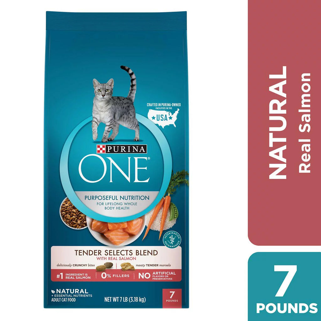 Salmon Dry Cat Food 7 lb. Bag T43432