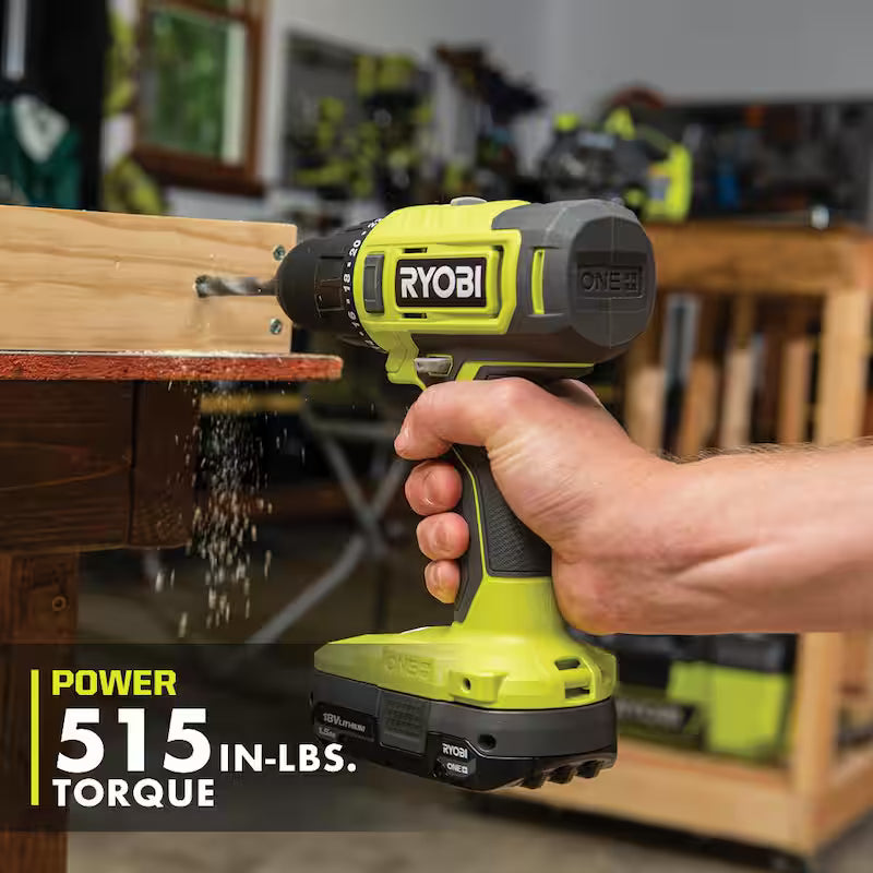 18V Cordless 6-Tool Combo Kit with Battery, Charger, and Rolling Tool Box I339
