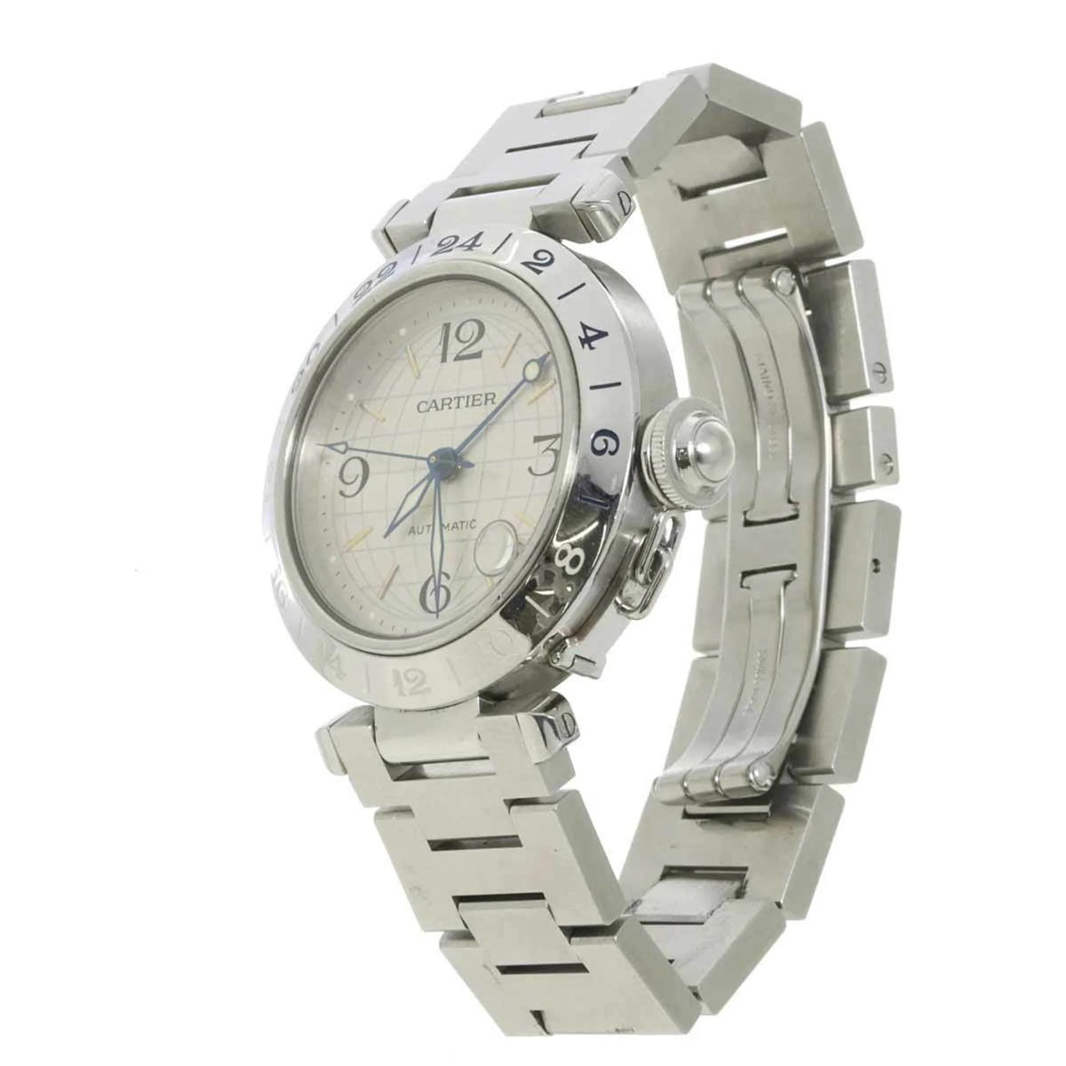 Pre-Owned Silver Dial Automatic GMT Watch S172