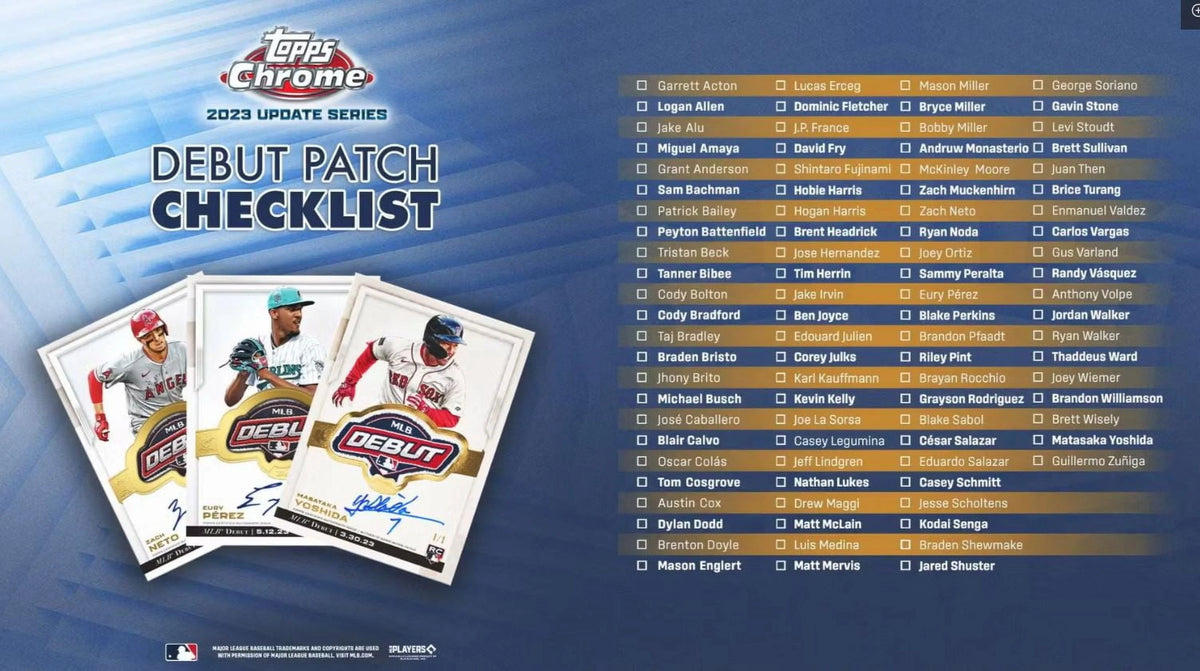 2023 Chrome Update Series Baseball Trading Card Hobby Box I160252